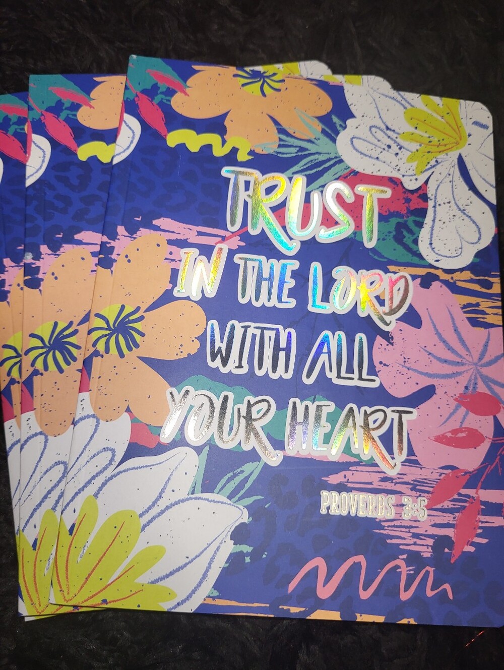 Colorful Floral Faith Journal - Choose 1 - Picture 2 of 9